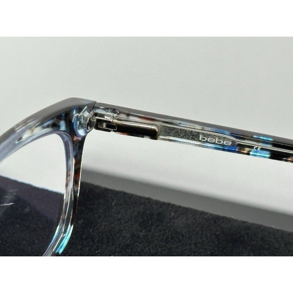 Bebe BB5145 400 Blue Floral 53-17-135 Eyeglasses Frames (C8-07) - Picture 9 of 13